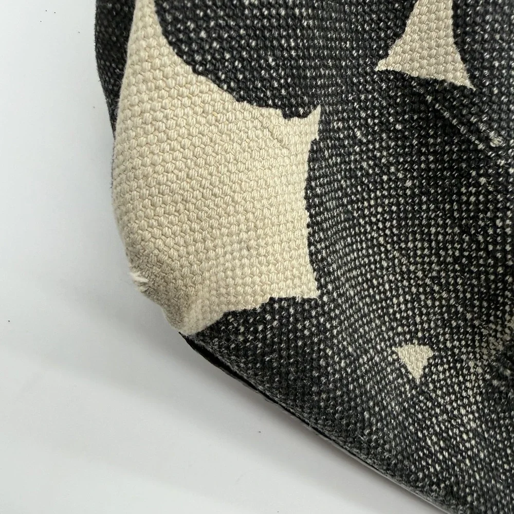 Kate Spade Louis 2 Hot Spot Satchel Splodge Dot Tote Black & White FLAWS